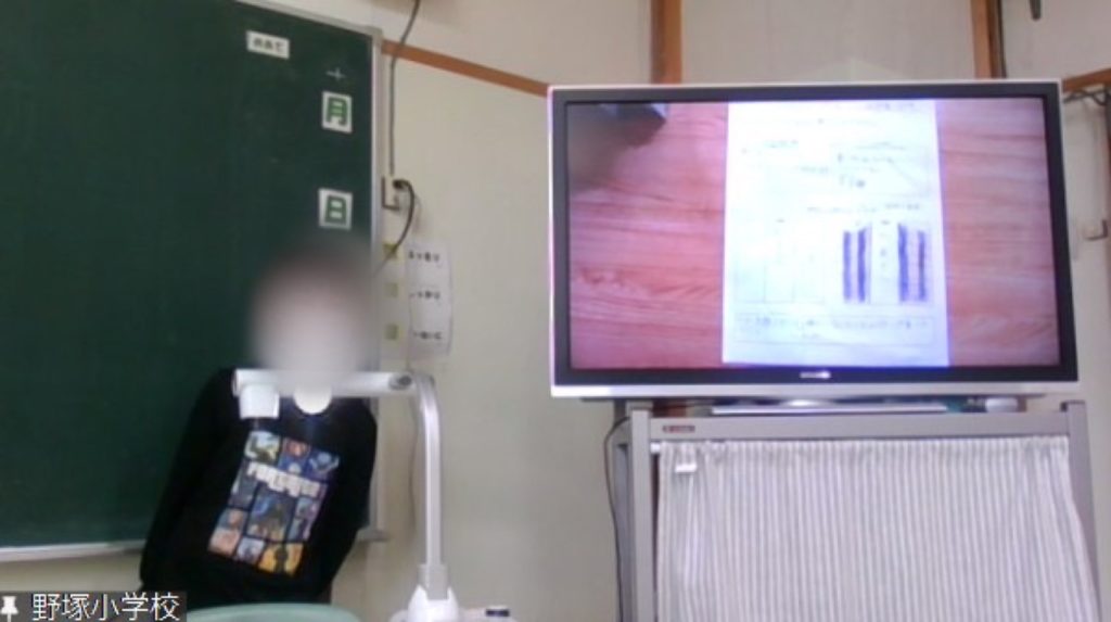 積丹町立野塚小学校にて、株式会社LIXILと遠隔授業を実施しました。